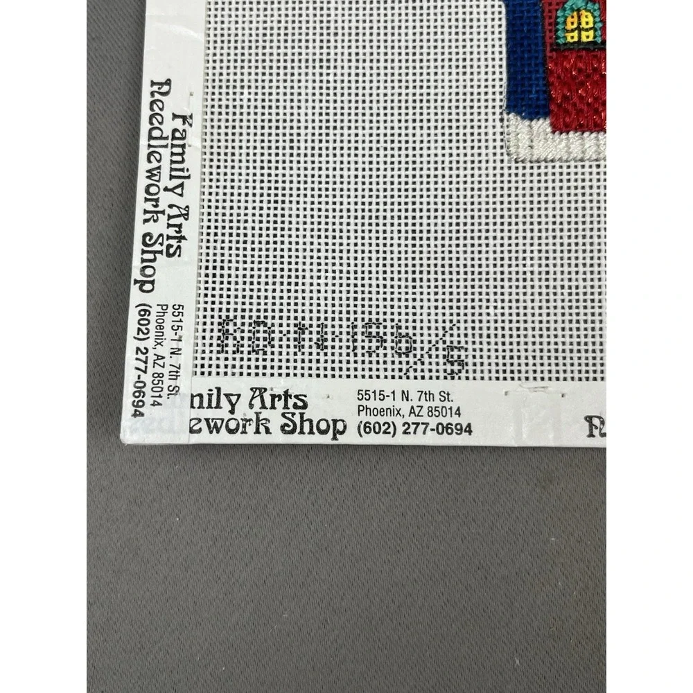 Renaissance Designs Hand Painted Needlepoint North Pole Village - Bakery